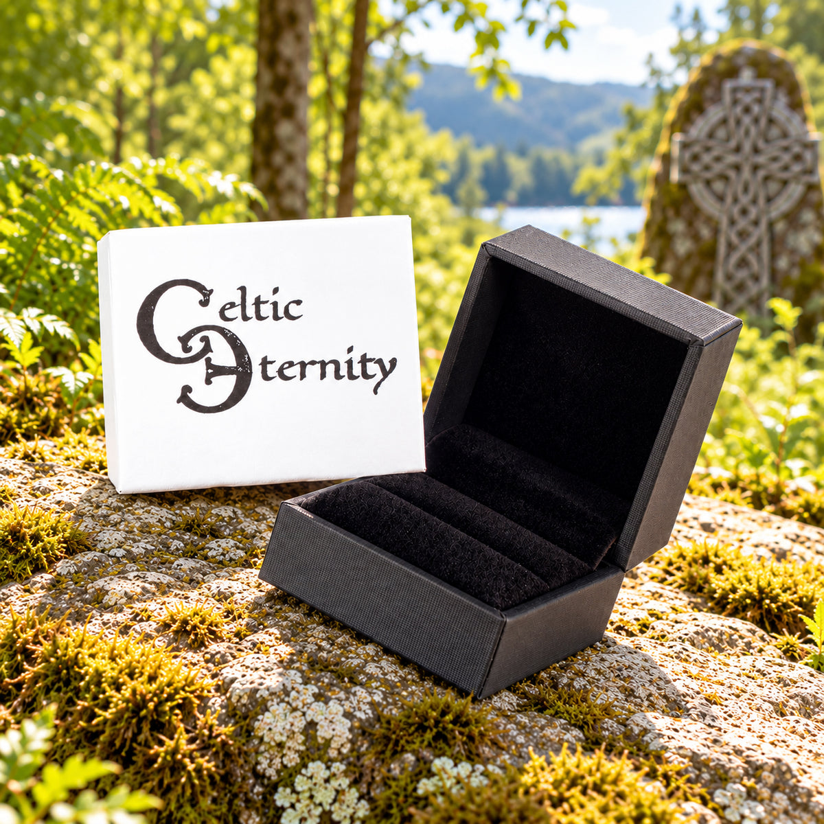 Gold or Platinum Celtic Woven Hearts Wedding Band - Trinity Knot Weave, 2007