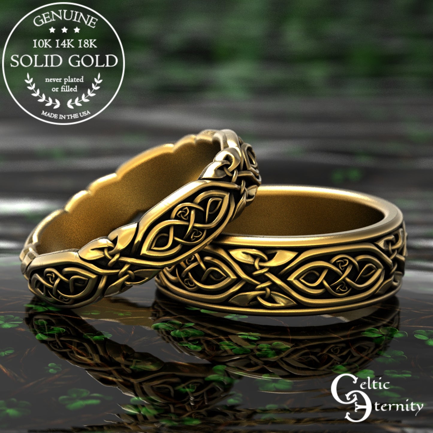 Sterling Men's Celtic Infinity Wedding Band, 2006