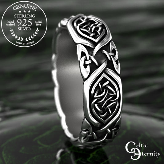 Sterling Women's Celtic Woven Heart Wedding Band, 2007