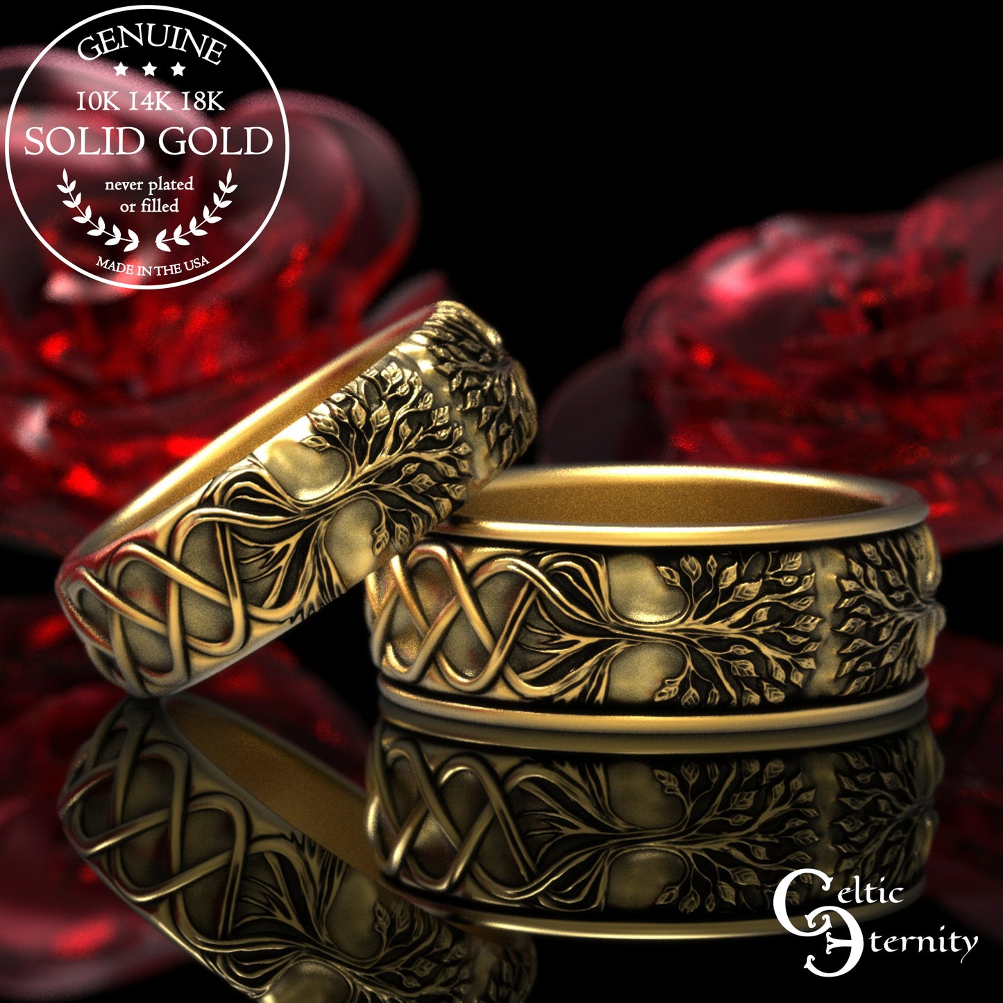 Sterling Women's Woven Tree Roots Wedding Band, 2035