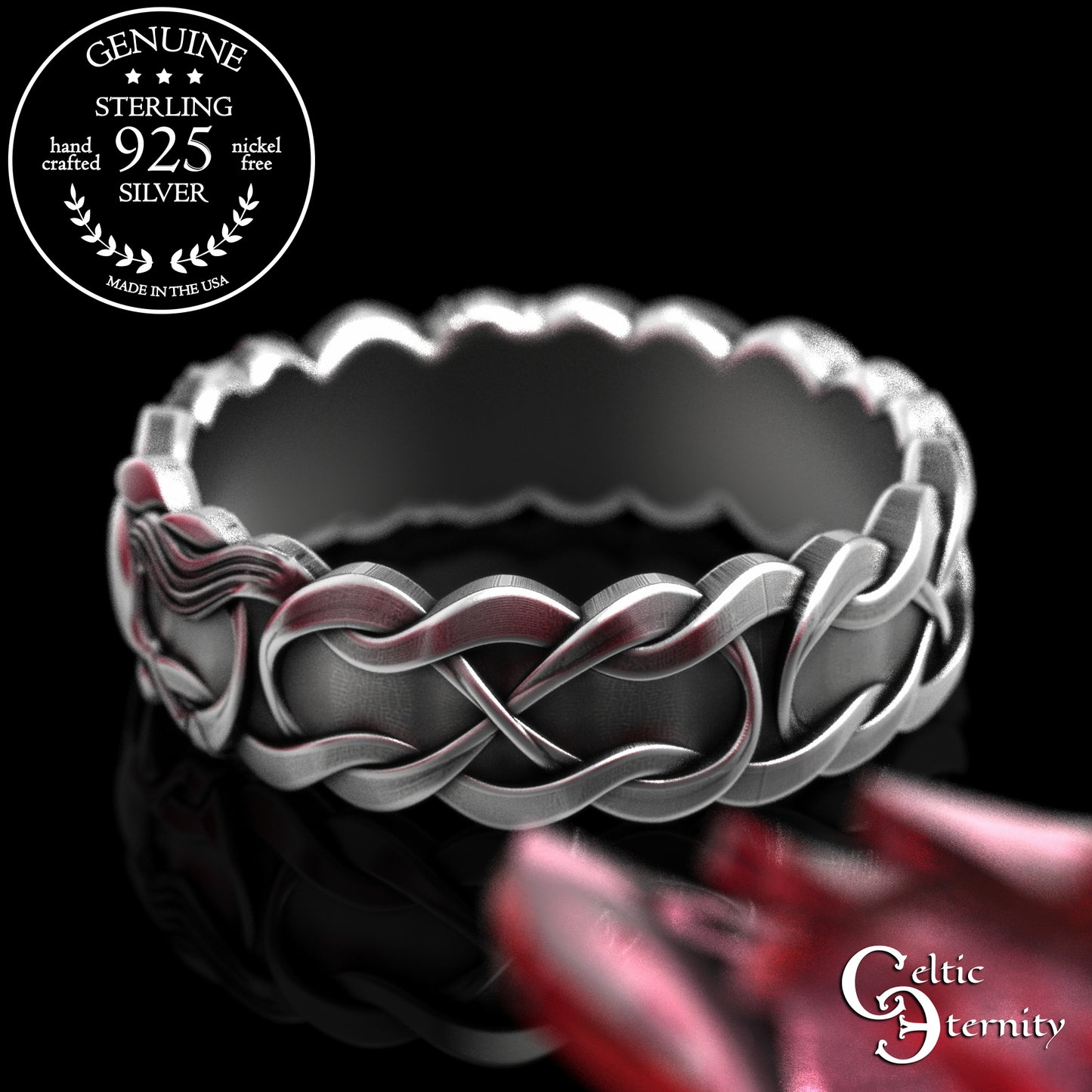 Matching His & Hers Horses Wedding Band Set, 2157 2158