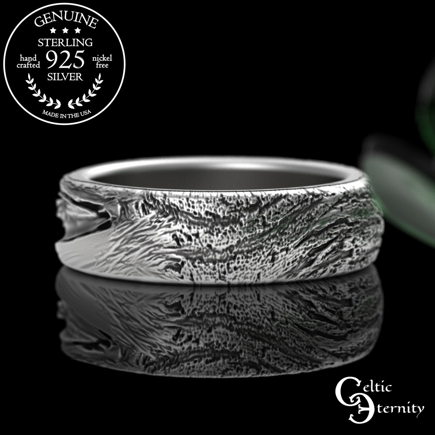 Sterling Silver Mountain Lion or Fighting Cougar Ring, 3286