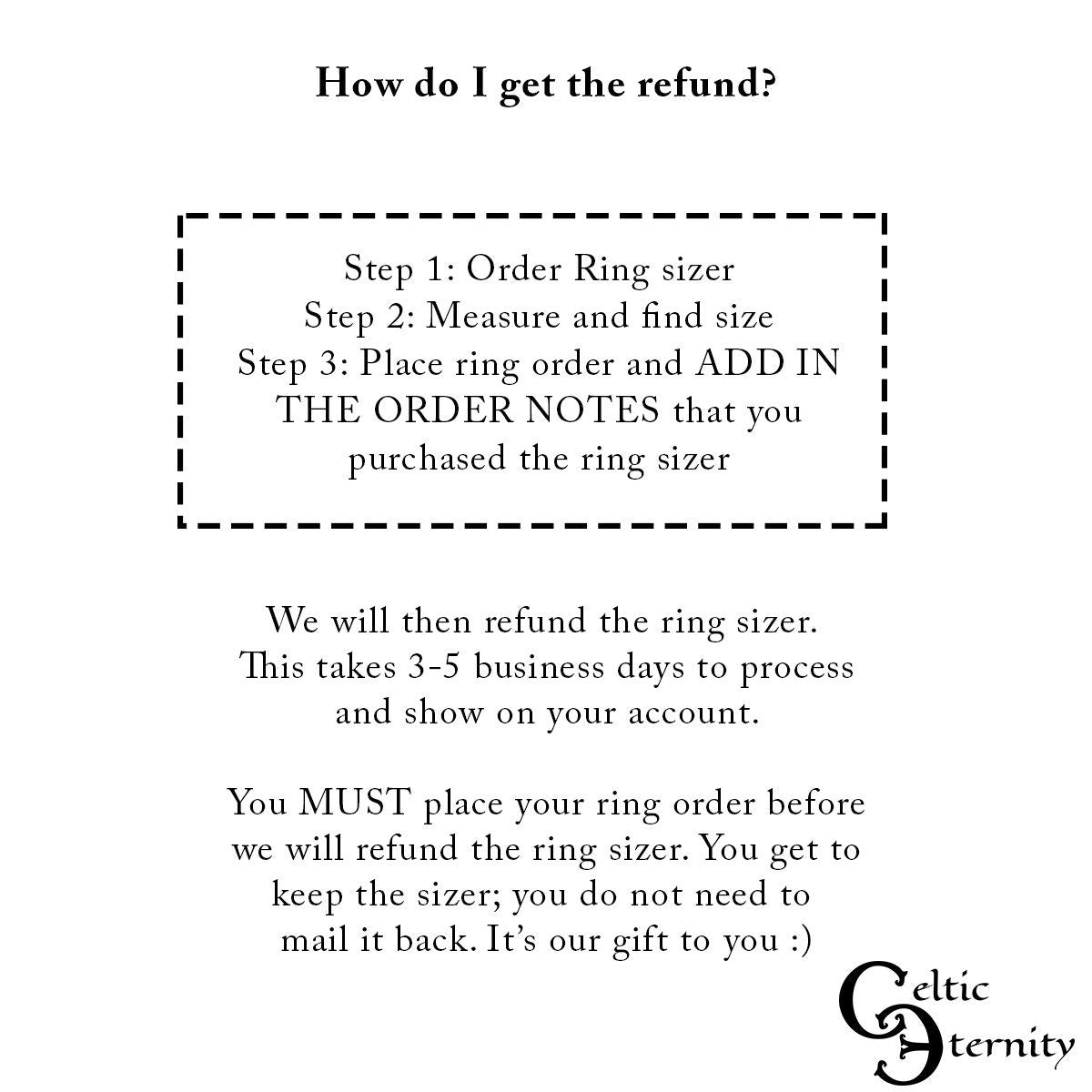 What Size Ring Should I Order - Refundable (read description)