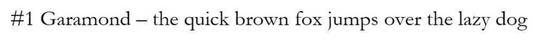#1 Garamond